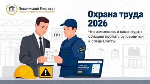 Охрана труда 2026: что изменилось и какие курсы обязаны пройти руководители и специалисты онлайн